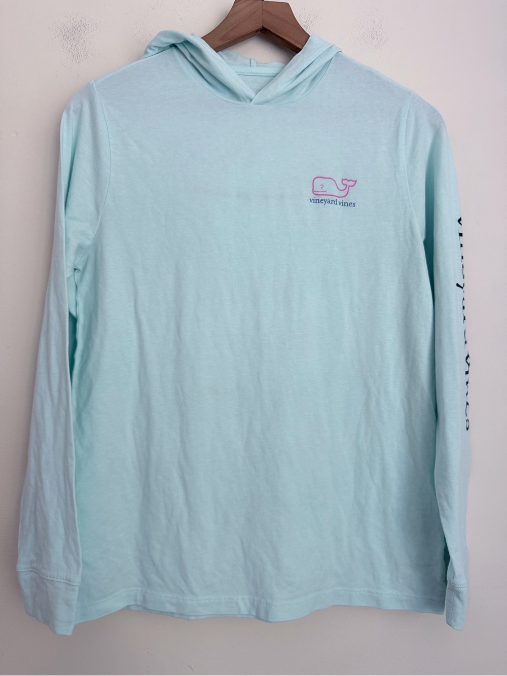 VINEYARD VINES L 16 Girls Edgartown Long Sleeve Hoodie Tee